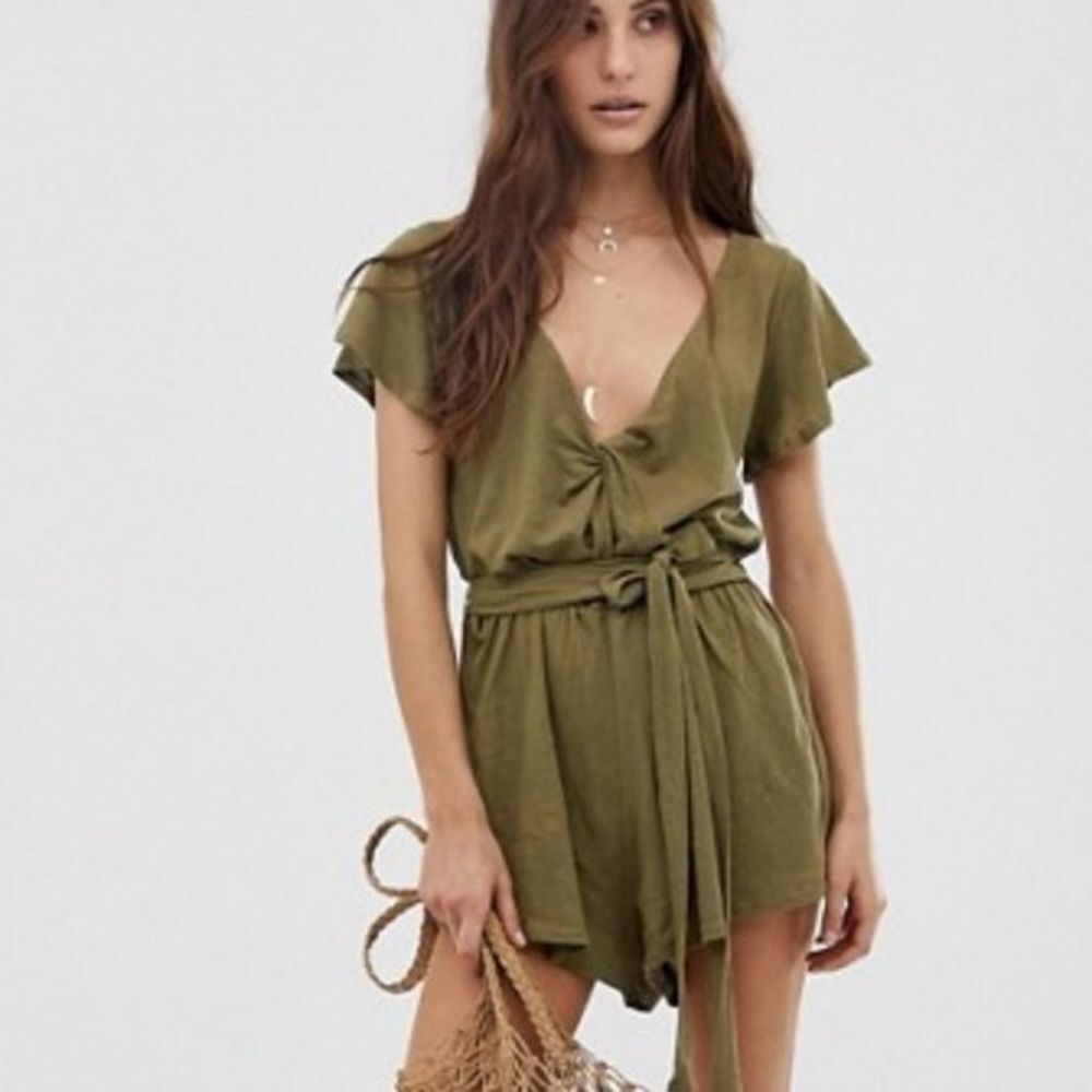Free People Ballerina Wrap Around Romper